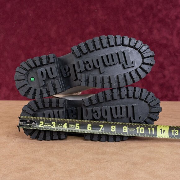 Timberland Women White Nubuck Stompers 6 Sky High Platform Boots sz 8 - Picture 5 of 8